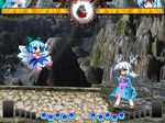  cirno fake_screenshot fighting_game multiple_girls original pixel_art sashiromiya_sasha third-party_edit touhou 