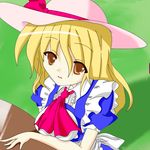  blonde_hair hat kana_anaberal solo touhou touhou_(pc-98) yellow_eyes 