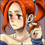  dragon_quest dragon_quest_viii earrings jessica_albert jewelry lowres necklace red_eyes red_hair redhead square_enix twin_tails twintails 