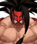  black_eyes black_hair highres male male_focus mask maya maya_(culture) muscle official_art samurai_shodown samurai_spirits smile snk tam_tam tamtam tamtam_(samurai_spirits) warrior 