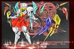  armor blonde_hair character_name crystal flandre_scarlet full_body highres holding holding_weapon ledjoker07 magical_girl mechanical_wings mechanization polearm solo spear standing touhou weapon wings 