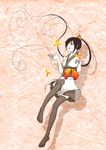  black_hair japanese_clothes kimono long_hair md5_mismatch mori_(mr11) nagone_mako ponytail solo thighhighs utau very_long_hair 