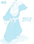  anthro anthrofied blush bolt bolt_(film) disney katana kyuuhari male melee_weapon muscular shinigami solo sword weapon 