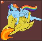  69 2015 anthro avante92 cunnilingus cutie_mark duo equine female female/female friendship_is_magic licking lying mammal my_little_pony nude on_back oral pegasus pussy rainbow_dash_(mlp) sex sweat tongue tongue_out vaginal wings 