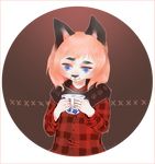 anthro anthrohair canine clean_art clothed clothing cute female fox hair mammal solo tinycat 
