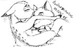  canine cervine cub david_siegl deer female feral fingering fox kissing male mammal monochrome nipples sucking young 