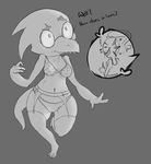  ! &lt;3 alphys anthro blood breasts buckteeth clothing dialogue ear_fins english_text eyewear female fin fish garterbelt glasses greyscale hair invalid_tag lingerie lizard marine monochrome monster navel nosebleed open_mouth reptile scalie sharp_teeth simple_background smile teeth text undertale underwear undyne video_games wide_hips 