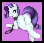  booponies butt equine female friendship_is_magic horse leash mammal my_little_pony pony pussy rarity_(mlp) 