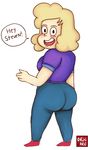  ass blonde_hair sadie steven_universe 