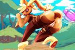  back_to_viewer butt dildo female lopunny nintendo pok&eacute;mon pussy sex_toy seyferwolf text video_games wet 