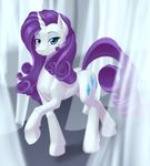  2015 absurd_res blue_eyes cutie_mark dstears equine eyeshadow female friendship_is_magic hair hi_res horn long_hair looking_at_viewer makeup mammal my_little_pony purple_hair rarity_(mlp) smile solo unicorn 