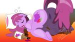  alcohol anthro anus ass_up berry_punch_(mlp) beverage big_breasts breasts butt dekomaru drunk earth_pony equine female food friendship_is_magic horse mammal my_little_pony pony pussy sleeping solo 