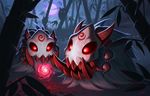  cosplay fur hair horn league_of_legends long_tongue mask poro_(lol) thresh tongue unknown_artist video_games 