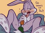  anthro bugs_bunny carrot lagomorph looney_tunes male mammal maririn rabbit seductive solo warner_brothers 
