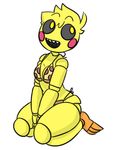  bikini clothing five_nights_at_freddy&#039;s five_nights_at_freddy&#039;s_2 food machine pizza robot sitting swimsuit toy_chica_(fnaf) unnecessaryfansmut video_games 