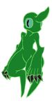  2015 alpha_channel anthro blue_eyes chameleon claws featureless_crotch green_scales lizard mistergre mr.pad_(character) nude reptile scales scalie simple_background slit_pupils solo thick_thighs transparent_background wide_hips 