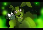  animatronic five_nights_at_freddy&#039;s five_nights_at_freddy&#039;s_3 glowing glowing_eyes lagomorph machine mammal mistress-honey rabbit robot springtrap_(fnaf) video_games 