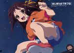  kyon long_hair ribbon ribbons suzumiya_haruhi suzumiya_haruhi_(little) suzumiya_haruhi_(young) suzumiya_haruhi_no_yuuutsu young younger 