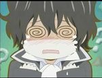  black_hair chibi crying drunk drunken gilbert_nightray male pandora_hearts sad screencap tears 