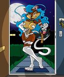  anthro canine carmelita_fox condom cosplay costume darkstalkers felicia_(darkstalkers) female fox halloween holidays lips looking_at_viewer mammal sex_toy sly_cooper_(series) smile solo unknown_artist video_games 