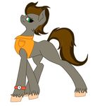  brown_hair engineer equine fan_character hair horse mammal maxgadget my_little_pony orange_vest pony 