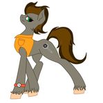  brown_hair cutie_mark engineer equine fan_character hair horse mammal maxgadget my_little_pony orange_vest pony 