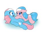  aloe_(mlp) alpha_channel blue_eyes blue_hair blue_skin cutie_mark duo equine female female/female feral friendship_is_magic hair hairband half-closed_eyes hooves horse icy_wings lotus_(mlp) lying mammal my_little_pony on_back on_front open_mouth pink_skin pony pussy simple_background smile tongue transparent_background 