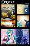  2015 bat_pony comic cutie_mark dialogue discord_(mlp) duo english_text equine eyes_closed female feral friendship_is_magic fur hair horn long_hair male mammal multicolored_hair my_little_pony princess_celestia_(mlp) princess_luna_(mlp) purple_eyes text vavacung white_fur winged_unicorn wings 