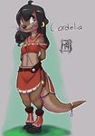  clothed clothing cordelia cute female mammal mustelid otter reign-2004 skimpy solo 