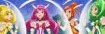  absurdres bubble cure_happy cure_march cure_peace cure_sunny highres multiple_girls precure screencap smile_precure! 