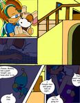  anthro chao comic cream_the_rabbit english_text fan_character female hedgehog lagomorph male mammal mature_female rabbit sinshadowed_(artist) sonic_(series) text vanilla_the_rabbit 