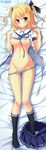  absurdres black_legwear blonde_hair blue_eyes blue_panties blue_skirt blush breasts da_capo da_capo_iii da_capo_iii_platinum_partner dakimakura from_behind full_body groin highres huge_filesize kneehighs looking_at_viewer lying medium_breasts morizono_rikka nipples no_bra on_back open_clothes open_shirt panties panty_pull perky_breasts pleated_skirt school_uniform shirt shirt_lift skirt skirt_around_one_leg skirt_pull smile solo tanihara_natsuki two_side_up unbuttoned underwear white_shirt 