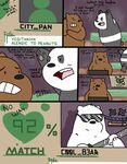  anal bear comic dialogue food graft_(artist) grizzly_(character) ice_bear internet male mammal panda panda_(character) porn_website smile we_bare_bears 