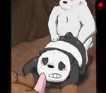  anal bear blush erection graft_(artist) grizzly_(character) group group_sex ice_bear incest male male/male mammal oral panda panda_(character) sex spitroast we_bare_bears 