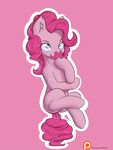  2015 alasou blue_eyes earth_pony equine facial_hair female friendship_is_magic fur hair horse mammal mustache my_little_pony patreon pink_fur pink_hair pinkie_pie_(mlp) pony prehensile_tail solo 