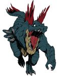  claws epic feraligatr fukurou_(owl222) highres monster nintendo pokemon redesign reptile solo spikes tail 