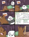  anal bear comic dialogue food graft_(artist) grizzly_(character) ice_bear internet male mammal panda panda_(character) porn_website smile we_bare_bears 