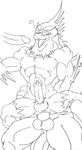  &lt;3 anal avian dark-moltres looking_at_viewer male male/male monochrome nintendo penis pok&eacute;mon tongue tongue_out video_games 