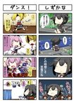  &gt;_&lt; 6+girls :o ;d absurdres ahoge arm_cannon bangs beamed_eighth_notes black_hair black_serafuku blonde_hair blouse book braid brown_hair cannon closed_eyes comic cup curtains dancing detached_sleeves double_bun dress eighth_note eiyuu_(eiyuu04) elbow_gloves forehead_protector frown gloves grass hachimaki hair_flaps hair_intakes hair_ornament hair_ribbon half_updo headband headgear highres jintsuu_(kantai_collection) kantai_collection loafers long_hair looking_up machinery magazine maikaze_(kantai_collection) microphone multiple_girls musical_note naka_(kantai_collection) nenohi_(kantai_collection) night one_eye_closed open_mouth outstretched_arm parted_bangs pink_hair pleated_skirt pointing ponytail quarter_note reading remodel_(kantai_collection) ribbon sad sailor_dress scarf school_uniform scrunchie sendai_(kantai_collection) serafuku shigure_(kantai_collection) shoes short_hair single_braid sitting skirt smile teacup translated turret two_side_up v-shaped_eyebrows vest water weapon white_gloves wide_oval_eyes |_| 