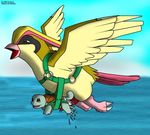  anal anal_penetration avian cum cum_in_ass cum_inside flying male male/male nintendo open_mouth penetration pidgeot pok&eacute;mon sky squirtle talons unknown_artist video_games 