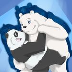  anal bear blush dancing erection graft_(artist) ice_bear incest male male/male mammal panda panda_(character) smile we_bare_bears 