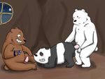 anal bear blush erection graft_(artist) grizzly_(character) ice_bear incest male male/male mammal panda panda_(character) smile we_bare_bears 
