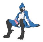  arcadiusrex avian balls bird blue_jay male penis solo teil 