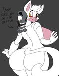  2015 absurd_res animatronic big_breasts breasts canine english_text female five_nights_at_freddy&#039;s five_nights_at_freddy&#039;s_2 fox hi_res huge_breasts jaeh machine mammal mangle_(fnaf) robot solo text video_games 
