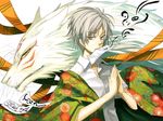  anime canine human mammal natsume_yuujinchou nyanko_sensei unknown_artist wolf 