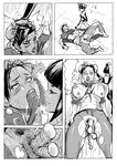  absurdres ahegao anal_beads bad_id bad_pixiv_id bracelet breasts chinese_clothes chun-li closed_eyes comic double_bun drill_hair drooling elbow_gloves gloves greyscale hair_bun hair_grab han_juri highres humiliation jewelry large_breasts looking_at_another monochrome multiple_girls nipple_piercing nipple_rings pantyhose pee peeing piercing ryona saliva sato_d spiked_bracelet spikes street_fighter street_fighter_iv_(series) tears thighs tongue tongue_out torn_clothes torn_legwear twin_drills vibrator walking 