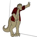 2015 aliasing bottomless clothed clothing fingering flannel half-dressed nude pussy reptile scalie simple_background smile solo tagme trout_(artist) vaginal vaginal_fingering 