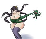  2girls bdsm bondage bound breasts cleavage filia_(skullgirls) multiple_girls plump samson_(skullgirls) skullgirls 