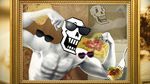  bone eyewear flexing male muscular papyrus_(undertale) skeleton sunglasses undertale 