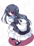  breasts frederica_bernkastel inasaki_shirau large_breasts long_hair purple_eyes ribbon solo umineko_no_naku_koro_ni 